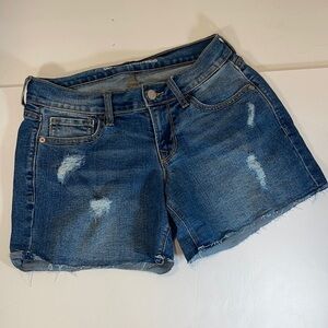OLD Navy Boyfriend Santa Cruz Denim Shorts Size 0